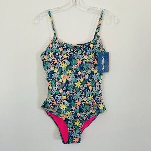 CHUBBIES "Toucan‎ Do It" Medium Spaghetti Bright Cheeky One-Piece Swimsuit NWT